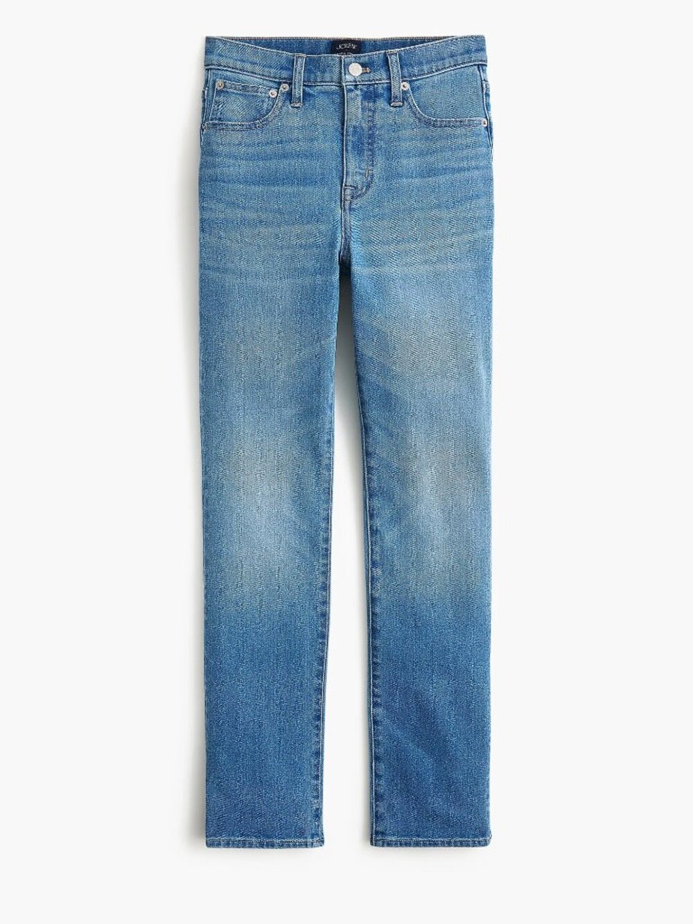J. Crew Essential straight jean in all-day stretch Stone Wash Blue Womens 31 NWT